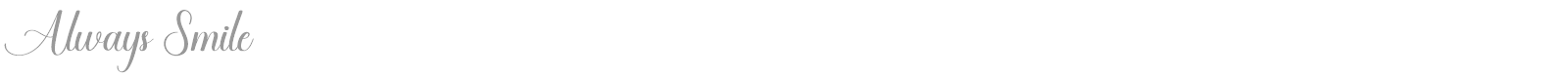 Always Smile font preview